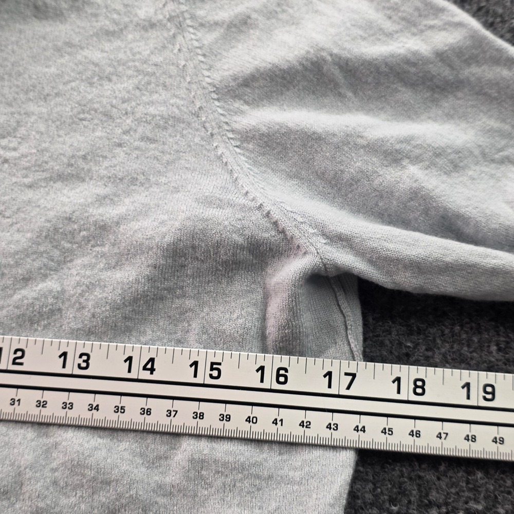 Pendleton Turtleneck Sweater 100% Merino Wool Knit Petite M Light Blue Womens - Picture 6 of 8